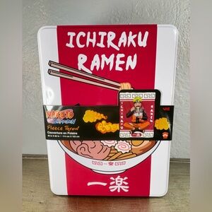 Ichiraku Ramen Naruto Fleece Throw in a Collectible Tin large 46 × 60 inches